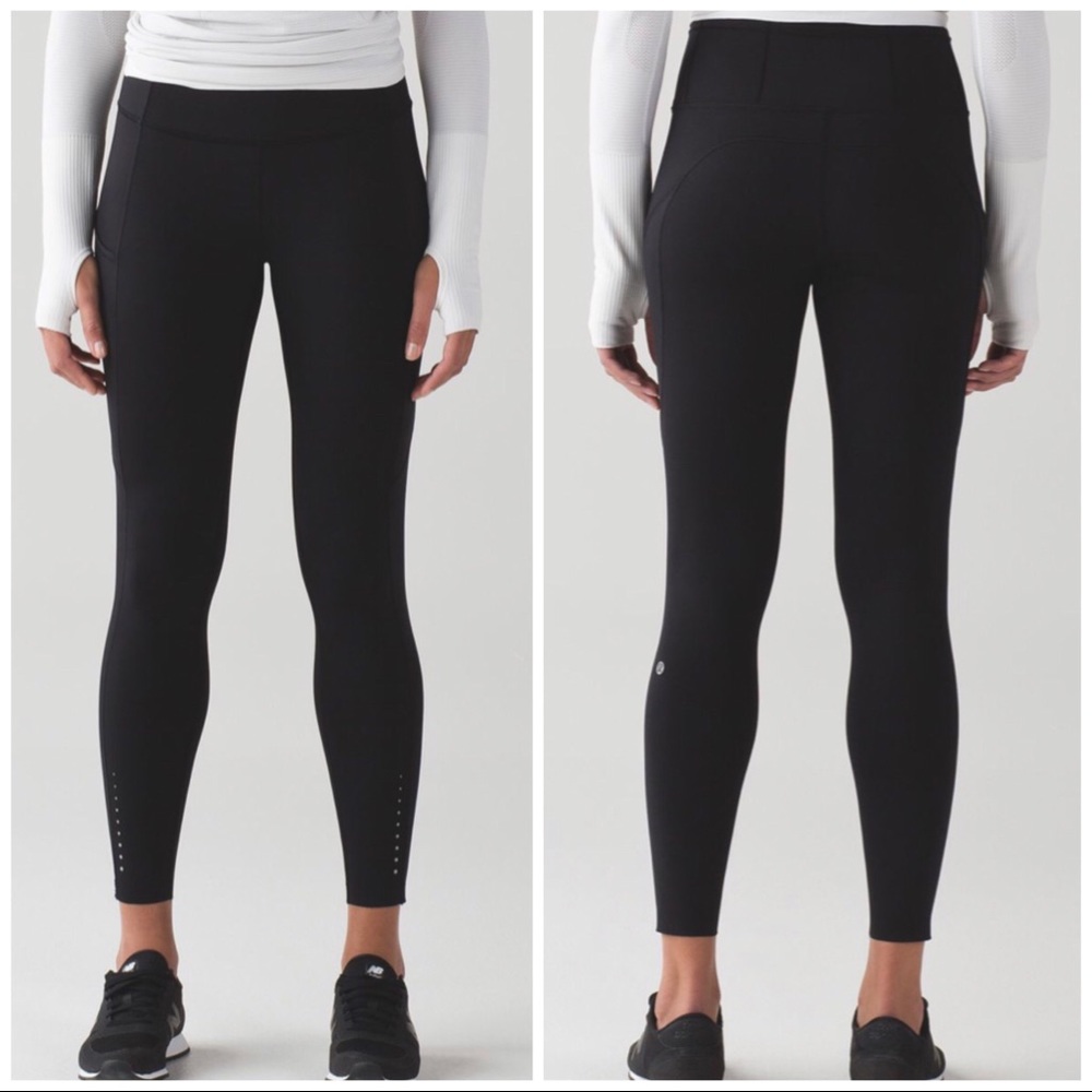 Lululemon Fast & Free 7/8 HR Tight Black, 4